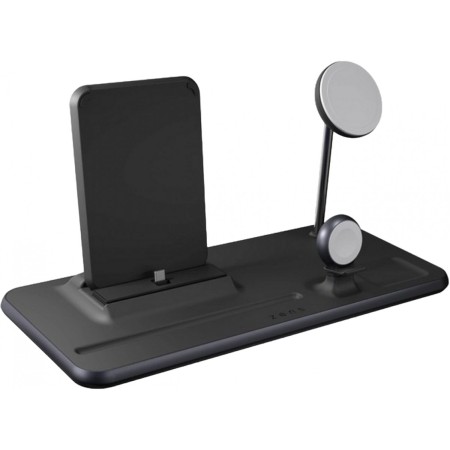 Бездротовий зарядний пристрій Zens MagSafe + Watch + iPad Wireless Charging Station Black (ZEDC21B/00)