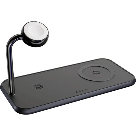 Бездротовий зарядний пристрій Zens Dual + Watch Aluminium Wireless Charger Black (ZEDC05BM/00)  у Луцьку