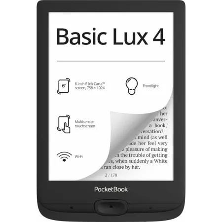 Електронна книга PocketBook 618 Basic Lux 4 Black (PB618-P-CIS)  в Івано-Франківську