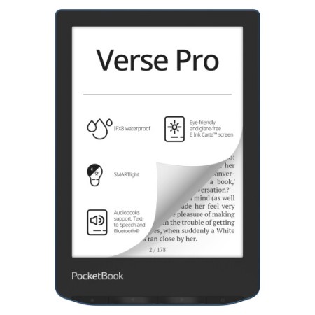 Електронна книга PocketBook 634 Verse Pro Azure (PB634-A-CIS)