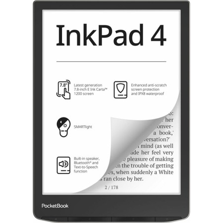 Електронна книга PocketBook 743G InkPad 4 Stardust Silver (PB743G-U-CIS)