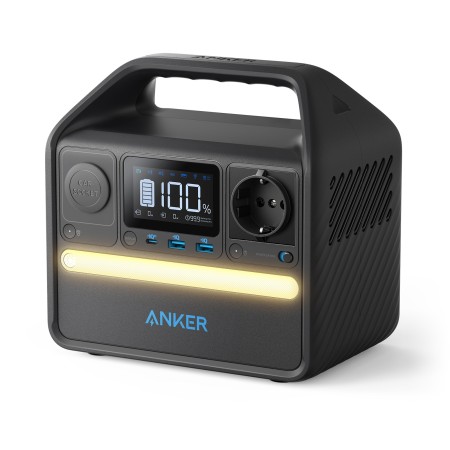 Портативна зарядна станція Anker 521 PowerHouse - 256Wh/AC 200W (Чорний)