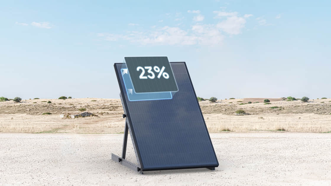 Ефективність набіру сонячних панелей EcoFlow 2*400 Solar Panel