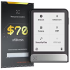 Криптогаманець Ledger Flex $70 BTC (Gray)
