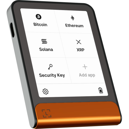 Криптогаманець Ledger Flex (BTC Orange)