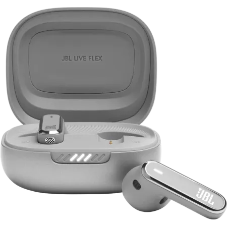 Бездротові навушники JBL Live Flex Silver (JBLLIVEFLEXSVR)