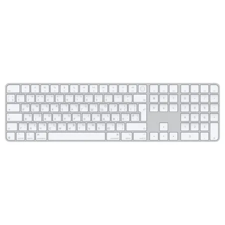 Клавіатура Apple Magic Keyboard with Touch ID and Numeric Keypad for Mac models with Apple silicon (USB–C) White Keys (MXK73UA/A)  у Черкасах