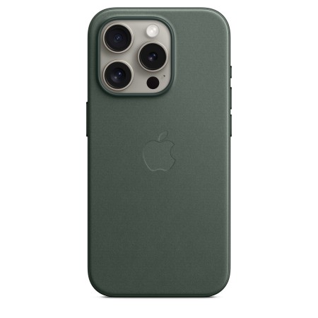Apple FineWoven Case для iPhone 15 Pro with MagSafe (Evergreen)