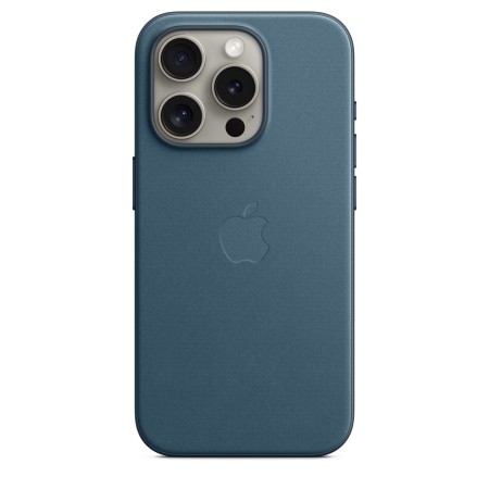 Apple FineWoven Case для iPhone 15 Pro with MagSafe (Pacific Blue)  в Івано-Франківську