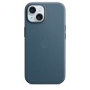 Apple FineWoven Case для iPhone 15 with MagSafe (Pacific Blue)