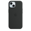 Apple Silicone case для iPhone 15 with MagSafe (Black) у Кропивницькому