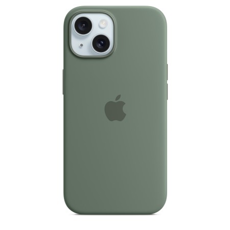 Apple Silicone case для iPhone 15 with MagSafe (Cypress)  у Микуличині