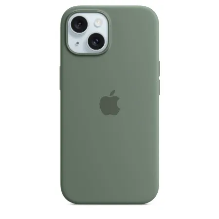 Apple Silicone case для iPhone 15 with MagSafe (Cypress)