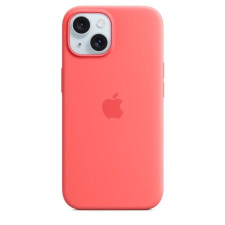 Apple Silicone case для iPhone 15 with MagSafe (Guava)  у Тернополі