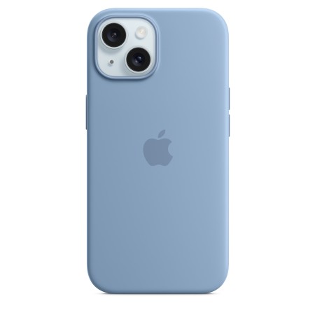 Apple Silicone case для iPhone 15 with MagSafe (Winter Blue)  у Черкасах