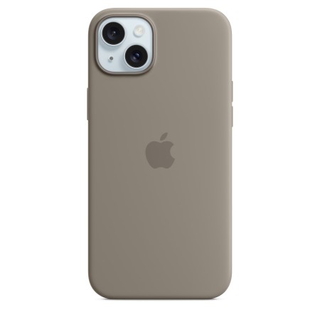 Apple Silicone case для iPhone 15 Plus with MagSafe (Clay)