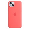 Apple Silicone case для iPhone 15 Plus with MagSafe (Guava) у Чернігові