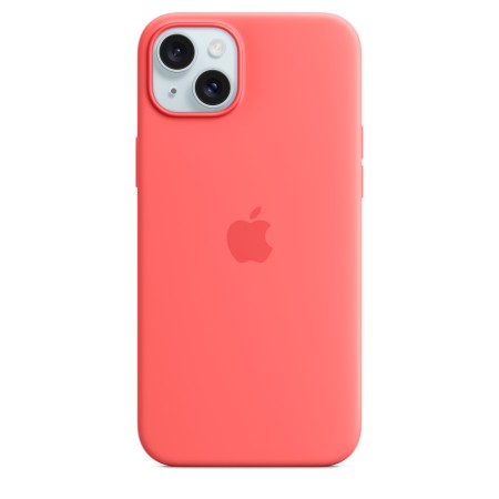 Apple Silicone case для iPhone 15 Plus with MagSafe (Guava)  у Микуличині