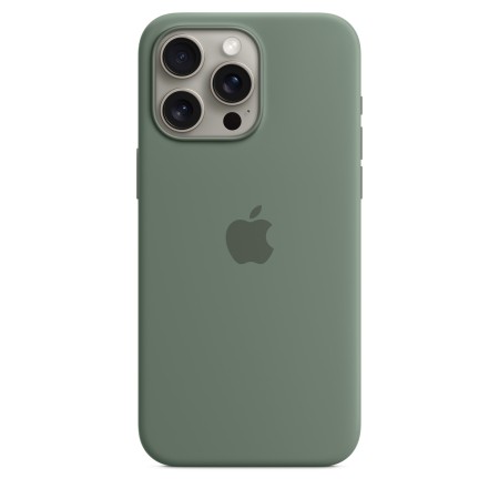 Apple Silicone case для iPhone 15 Pro Max with MagSafe (Cypress)