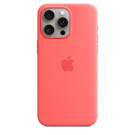 Apple Silicone case для iPhone 15 Pro Max with MagSafe (Guava)  в Івано-Франківську
