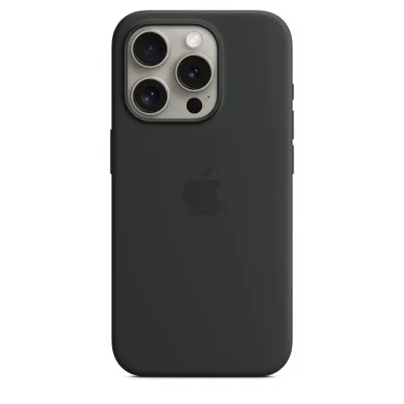 Apple Silicone case для iPhone 15 Pro with MagSafe (Black)  у Рівному