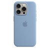 Apple Silicone case для iPhone 15 Pro with MagSafe (Winter Blue) у Чорноморську