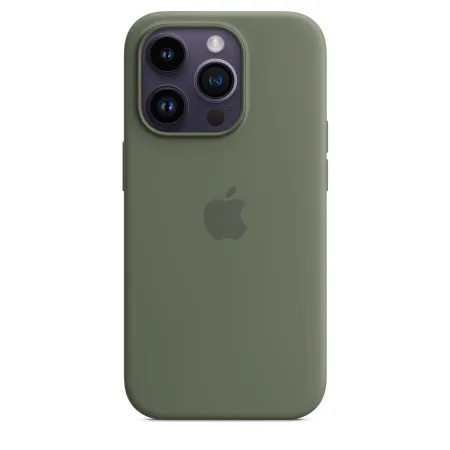 Apple Silicone case для iPhone 14 Pro with MagSafe (Olive)