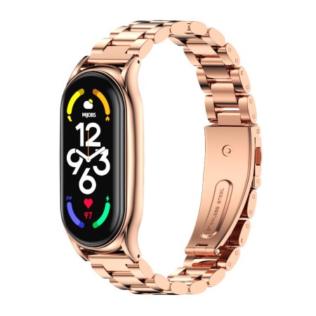 Ремінець Mijobs Metal Strap Plus для Mi Band 3/4/5/6 (Gold)