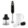Блендер заглибний з аксесуарами SMEG Retro Style Black (HBF03BLEU)