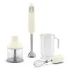 Блендер заглибний з аксесуарами SMEG Retro Style Creamy (HBF03CREU)