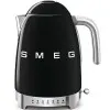 Електрочайник з регулятором температури Smeg Retro Style Black (KLF04BLEU)