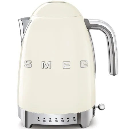 Електрочайник з регулятором температури Smeg Retro Style Creamy (KLF04CREU)