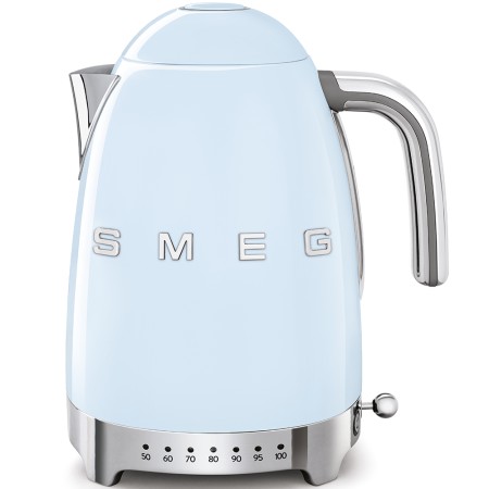 Електрочайник з регулятором температури Smeg Retro Style Pastel Blue (KLF04PBEU)