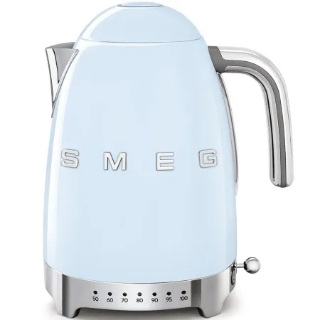 Електрочайник з регулятором температури Smeg Retro Style Pastel Blue (KLF04PBEU)