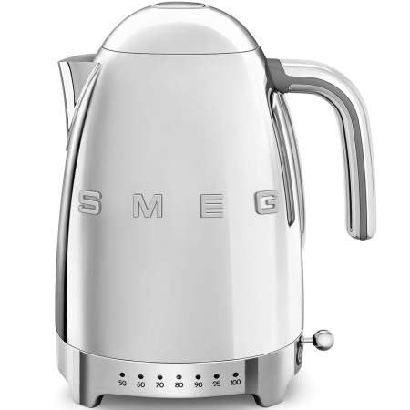 Електрочайник з регулятором температури Smeg Retro Style Polished Steel (KLF04SSEU)