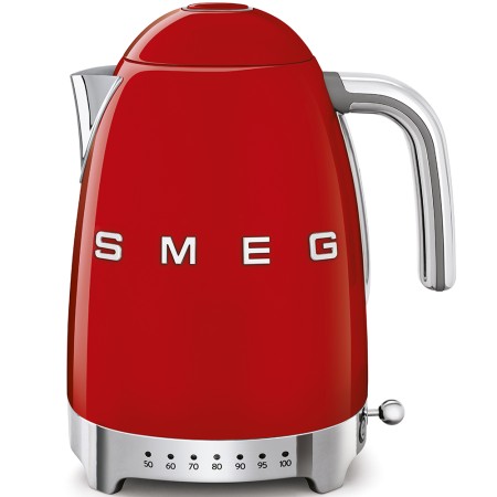 Електрочайник з регулятором температури Smeg Retro Style Red (KLF04RDEU)