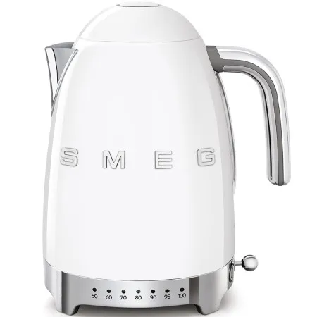 Електрочайник з регулятором температури Smeg Retro Style White (KLF04WHEU)