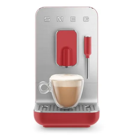 Автоматична кавоварка з ручним капучинатором SMEG Collezione Matte Red (BCC02RDMEU)  в Ужгороді
