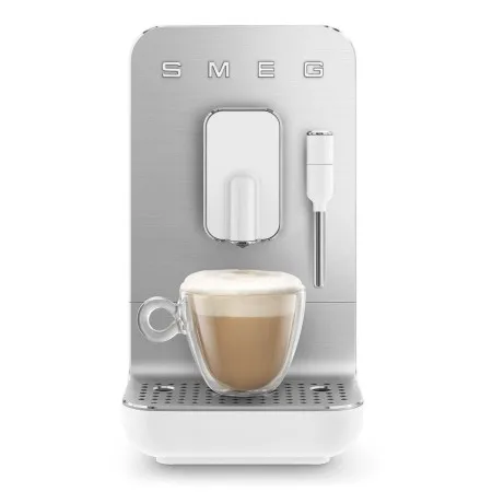 Автоматична кавоварка з ручним капучинатором SMEG Collezione Matte White (BCC12WHMEU)  в Ужгороді