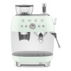 Ріжкова кавоварка еспресо з вбудованою кавомолкою SMEG Retro Style Pastel Green (EGF03PGEU)  у Тернополі