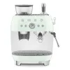 Ріжкова кавоварка еспресо з вбудованою кавомолкою SMEG Retro Style Pastel Green (EGF03PGEU)