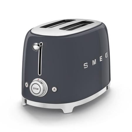 Тостер на 2 скибочки Smeg Retro Style Gray (TSF01GREU)