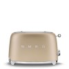 Тостер на 2 скибочки Smeg Retro Style Matte Champagne (TSF01CHMEU) у Дніпрі