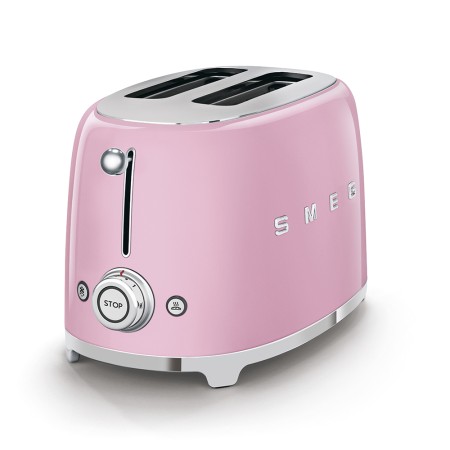Тостер на 2 скибочки Smeg Retro Style Pink (TSF01PKEU)