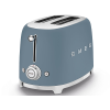 Тостер на 2 скибочки Smeg Retro Style Storm Blue Matte (TSF01SBMEU)