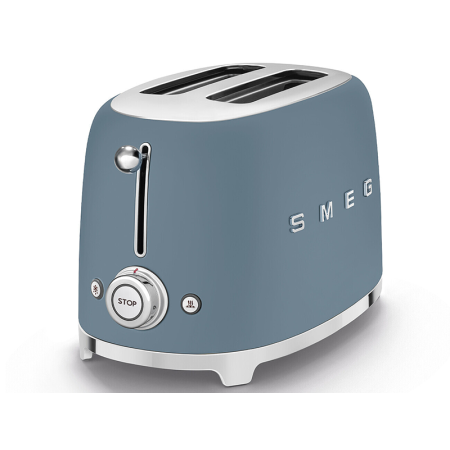 Тостер на 2 скибочки Smeg Retro Style Storm Blue Matte (TSF01SBMEU)