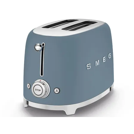 Тостер на 2 скибочки Smeg Retro Style Storm Blue Matte (TSF01SBMEU)