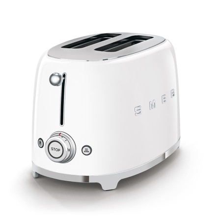 Тостер на 2 скибочки Smeg Retro Style White (TSF01WHEU)