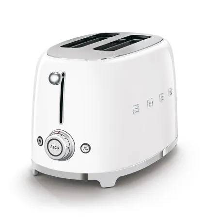Тостер на 2 скибочки Smeg Retro Style White (TSF01WHEU)