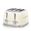 Тостер на 4 скибочки (4х4) Smeg Retro Style Creamy (TSF03CREU)